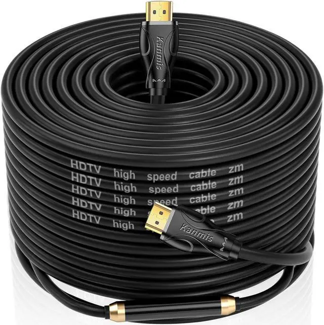 Main image of 4K HDMI Cable 100ft, High Speed Hdmi Cables (HDMI2.0,18Gbps,1080P)-Ethernet Audio Return Video 4K HDMI Cable, Ultra High Speed Gold Plated Connectors, Compatible with Playstation Arc PS3 PS4 PC HDTV