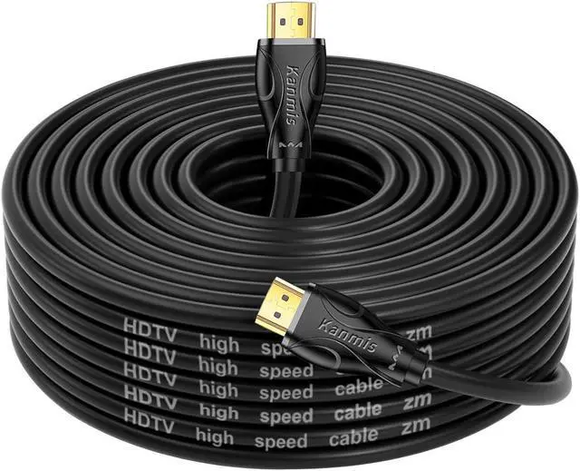 Main image of 4K HDMI Cable 30ft, High Speed Hdmi 2.0 Cables &4K@60Hz 2K 1080P, Ultra High Speed Gold Plated Connectors hdmi Cord, Compatible with Playstation Arc PS3 PS4 PC HDTV
