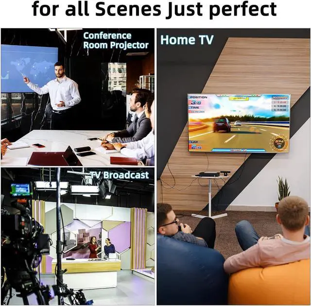 Alt view image 6 of 7 - HDMI Cable (HDMI 2.0,18Gbps) Ultra High Speed HDMI Cables Gold Plated Connector Ethernet Audio Return Video 2K 30Hz FullHD1080p 3D for Xbox Arc Laptop PS3 PS4 PS9 PC HDTV etc 30 ft.