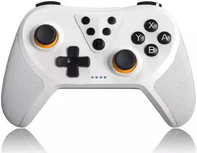 Main image of Wireless Switch Controller Black,Nintendo Switch Controller for Nintendo Switch/Lite/OLED Controller,Switch Pro Controller Support Wake-up,Gyro Axis,Turbo Function with 2 Thumb Caps - White