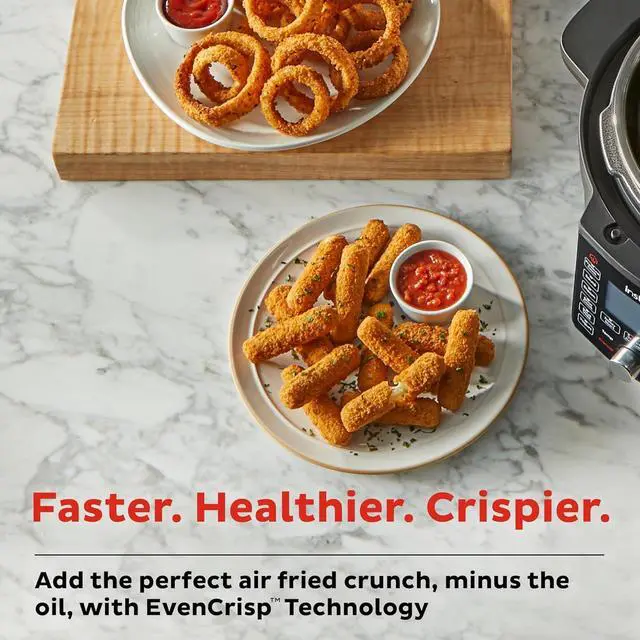 Alt view image 4 of 7 - Instant Pot 6.5 Quart Duo Crisp Ultimate Lid with WIFI, 13-in-1 Air Fryer and Pressure Cooker Combo, Sauté, Slow Cook, Bake, Steam, Warm, Roast, Dehydrate, Sous Vide, & More, Includes App with Recipes