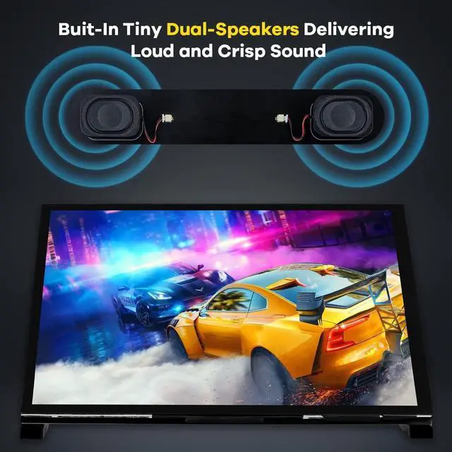 Alt view image 4 of 7 - 7 Inch IPS LCD Touch Screen Raspberry Pi Monitor Display 1024×600 Capacitive Screen HDMI Monitor Compatible with Raspberry Pi 3B+/Raspberry Pi 4B, BB Black, Windows 10 8 7