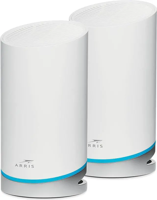 Main image of ARRIS SURFboard mAX W121 Tri-Band Mesh Wi-Fi 6 System, AX6600 Speeds up to 6.6 Gbps, Coverage up to 5,500 sq ft, 4.8 Gbps Backhaul, Two 1 Gbps Ports per Node, Alexa Support