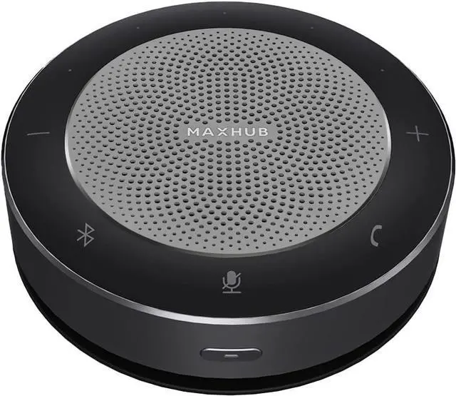 Main image of Bluetooth Conference Speakerphone, Teleconference Speaker with Wireless Charging, USB Speaker with 6 Mics for Home Office, Enhanced 360° Voice Pickup and Noise Reduction