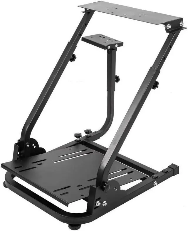 Alt view image 7 of 7 - Racing Wheel Stand with Adjustable Shifter Mount fit for Logitech G920 G29 G923 Thrustmaster T300, Foldable Steering Wheel Stand Gaming Simulator Mount, Wheel Pedal Not Include