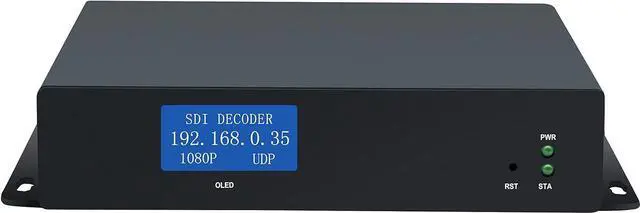 Alt view image 6 of 7 - HD 3G SDI Decoder IP Streaming to HD-SDI Audio Video Decoder H.265 H.264 Stream Decoder