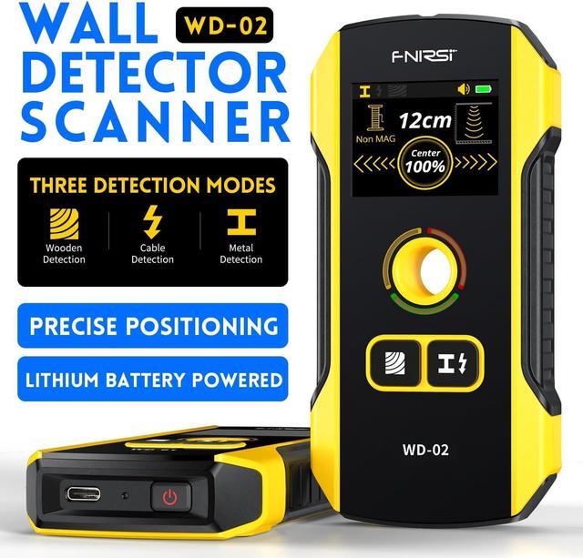 Alt view image 2 of 7 - Stud Finder Wall Scanner - TFT Display Electronic Stud Detector with HPC Chip, Wall Scanner with Positioning Hole for Center and Edge of Wood AC Wire Metal Studs Joist Pipe
