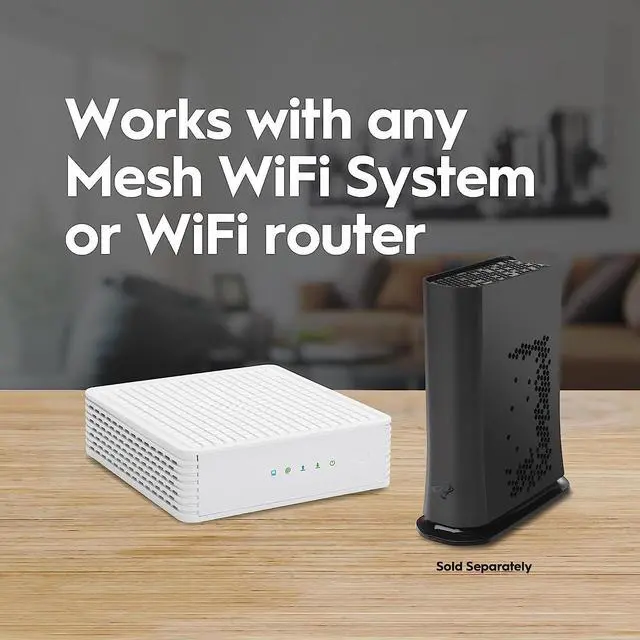 Alt view image 3 of 7 - Hitron CODA DOCSIS 3.1 Modem | Pairs with Any WiFi Router or Mesh WiFi | Certified with Comcast Xfinity, Charter Spectrum, Cox | 10x Faster Than DOCSIS 3.0 | Cable Modem with 2X 1 Gbps Ethernet Ports