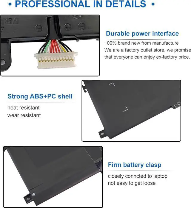 Alt view image 3 of 4 - SU06XL L29184-005 Laptop Battery for HP Spectre X360 Convertible 15-df0xxx 15-df1xxx 15-df0033dx 15-df1033dx 15-df0069nr 15t-df100 15-df1043dx 15-df1043dx 15-df0013dx 15-DF 15T-DF L29048-271 SU06084XL