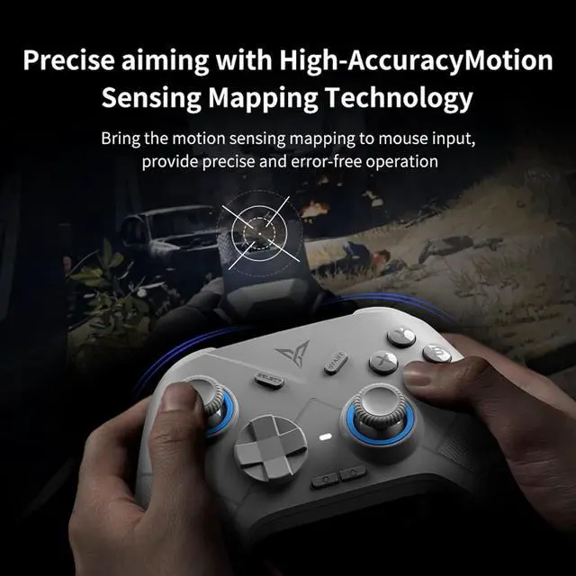 Alt view image 2 of 5 - Flydigi Direwolf Xcloud Game Controller, Hall Lineness Trigger, Hybrid 8 Directions D-Pad, Motion Sensing Function, Multi-Platform Controller for Windows PC, Nintendo Switch, Android/IOS, Xcloud Ect