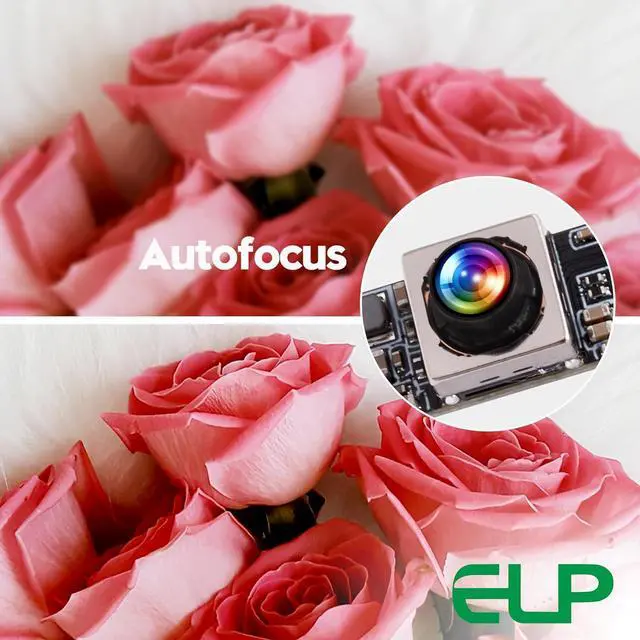Alt view image 4 of 7 - 16MP Autofocus USB Camera with Microphone for Computer Mini UVC USB2.0 Lightburn Camera Micro USB Security PC Camera Module Laser Engraver Webcam Board (100degree No Distortion Lens)