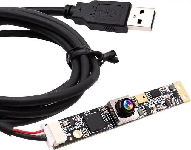Main image of 16MP Autofocus USB Camera with Microphone for Computer Mini UVC USB2.0 Lightburn Camera Micro USB Security PC Camera Module Laser Engraver Webcam Board (100degree No Distortion Lens)
