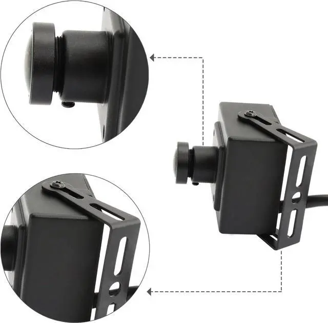 Alt view image 4 of 6 - USB Fisheye Camera 170degree 960P PC Camera Wide Angle Low Light Webcam for Computer Raspberry Pi Mini UVC USB2.0 Lightburn Camera 0.01lux USB Security Camera Industrial Open CV USB with Camera
