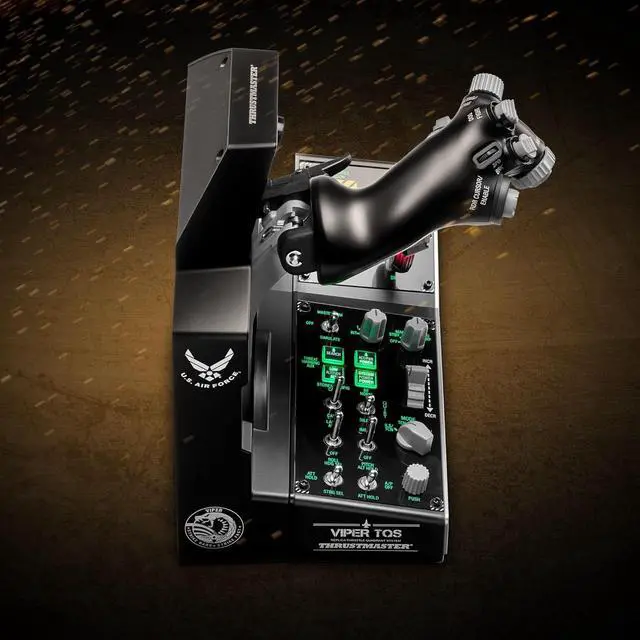 Alt view image 2 of 6 - Thrustmaster Viper F-16 TQS Mission Pack: Metal Throttle Quadrant System, Throttle and Control Panel Included, 64 Action Buttons, 6 Axes, Licensed by the U.S. Air Force (Compatible with PC)