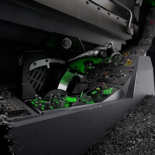 Alt view image 5 of 6 - Thrustmaster Viper F-16 TQS Mission Pack: Metal Throttle Quadrant System, Throttle and Control Panel Included, 64 Action Buttons, 6 Axes, Licensed by the U.S. Air Force (Compatible with PC)
