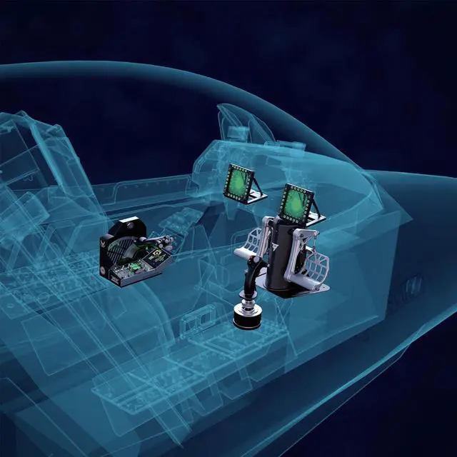 Alt view image 6 of 6 - Thrustmaster Viper F-16 TQS Mission Pack: Metal Throttle Quadrant System, Throttle and Control Panel Included, 64 Action Buttons, 6 Axes, Licensed by the U.S. Air Force (Compatible with PC)