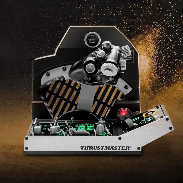 Alt view image 3 of 6 - Thrustmaster Viper F-16 TQS Mission Pack: Metal Throttle Quadrant System, Throttle and Control Panel Included, 64 Action Buttons, 6 Axes, Licensed by the U.S. Air Force (Compatible with PC)