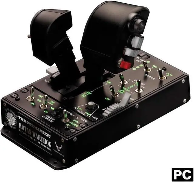Main image of Thrustmaster HOTAS Warthog Dual Throttles for Flight Simulation, Official Replica of the U.S Air Force A-10C Aircraft (Compatible with PC)