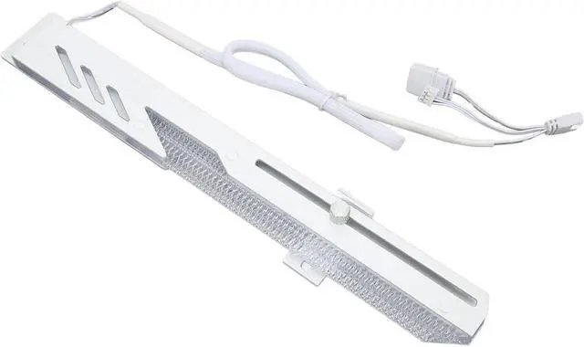 Alt view image 6 of 7 - Graphics Card GPU Support Bracket, 5V 3Pin ARGB Dual Interface & Small 4Pin Interface RGB Video Card Holder, 2 PCIE Slots Easy Installation GPU Bracket for 99% Cases - White
