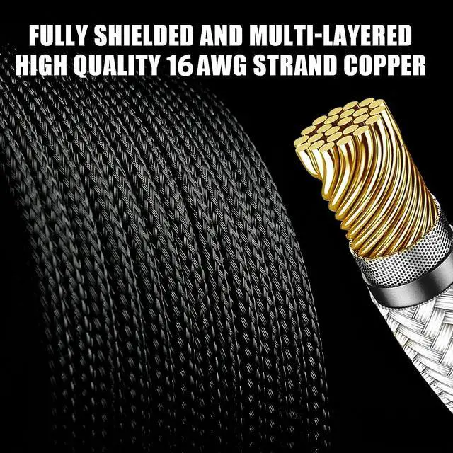 Alt view image 4 of 5 - PSU Cable Extension Kit 30CM Length with Cable Combs 1x24Pin/1x8Pin(4+4) EPS/2x8Pin(6P+2P) PCI-E/PC Sleeved Cable for ATX Power Supply(Black)