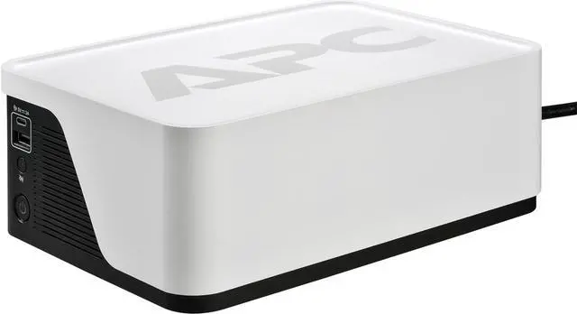 Alt view image 2 of 4 - APC UPS Battery Backup & Surge Protector, 500VA UPS with 4 Backup Battery Outlets, Type C USB Charging, BE500G3 Back-UPS