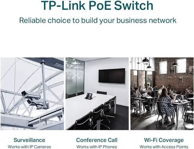 Alt view image 4 of 4 - TP-Link TL-SG1428PE 24 Port Gigabit PoE Switch Easy Smart Managed 24 PoE+ Port @250W w/ 2 UL Gigabit Ports + 2 SFP Slots PoE Auto Recovery QoS, Vlan, IGMP & LAG