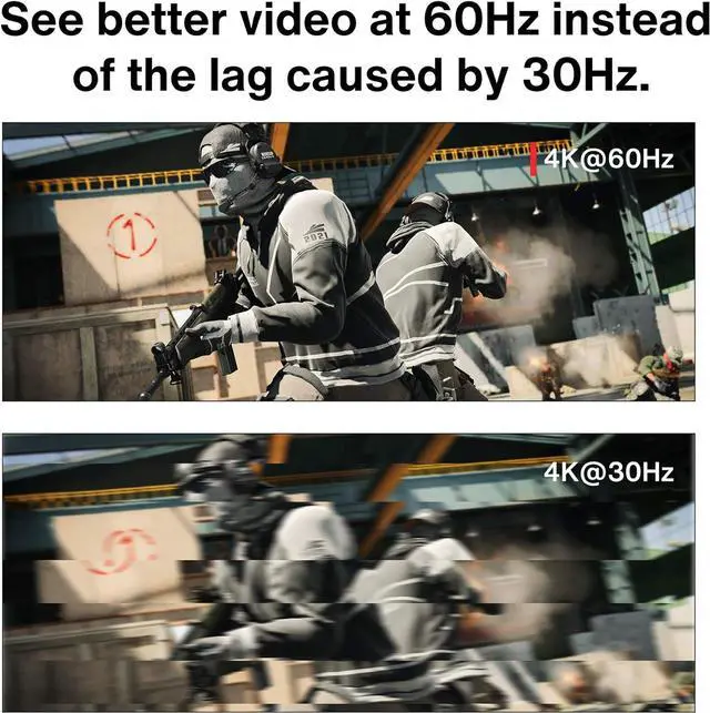 Alt view image 4 of 7 - Mini DisplayPort to DisplayPort Cable 10 Feet, iVANKY 4K@60Hz / 2K@144Hz Mini DP to DP Cable, DisplayPort to Mini Displayport Cable Compatible with MacBook Air/Pro, Surface Pro/Dock, More - Space Grey