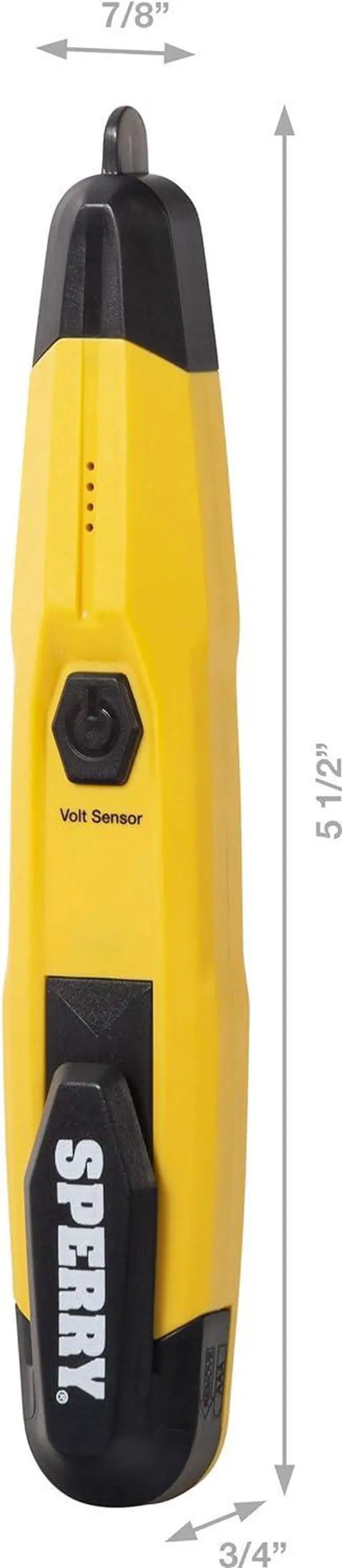 Alt view image 6 of 6 - Sperry Instruments STK001 Non-Contact Voltage Tester (VD6504) & GFCI Outlet / Receptacle Tester (GFI6302) Kit, Electrical AC Voltage Detector, Yellow & Black