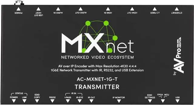 Alt view image 2 of 3 - AVPro Edge AC-MXNET-1G-E MXNet 1G Encoder/Transmitter Device