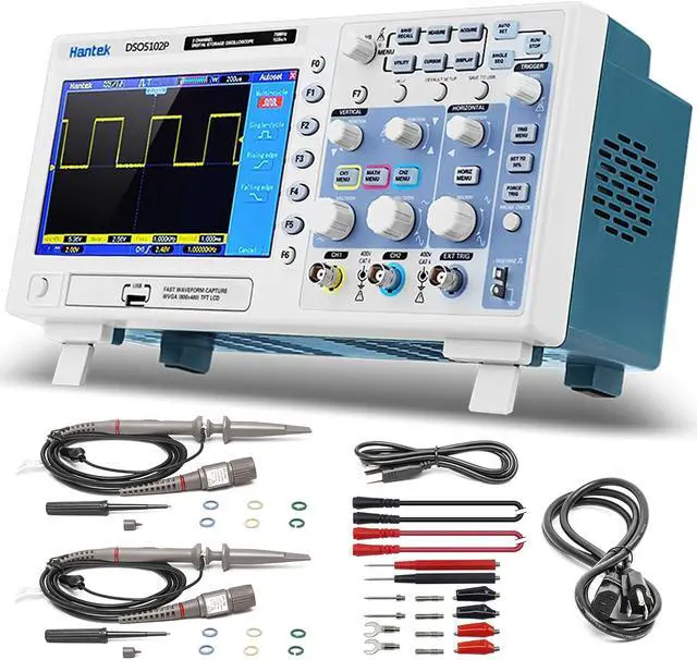 Main image of Digital Storage Oscilloscope USB 100MHz 1GSa/s 40K,2 Channel,2CH