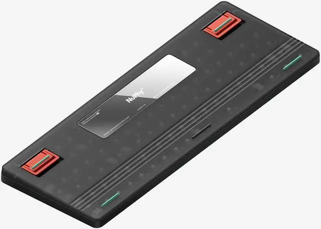 Alt view image 3 of 7 - NUPHY Air96 V2 Wireless Mechanical Keyboard,100 Keys RGB Backlit Keyboard,Supports Bluetooth 5.1,2.4G and Wired Connection,for PC/Laptop/Windows/Mac - Black Gateron Orange Switch