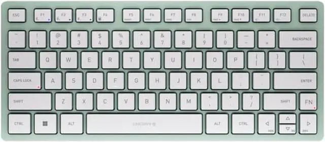 Main image of Cherry KW7100 Mini Multi Device Compact Wireless Keyboard with Bluetooth. (Agave Green)