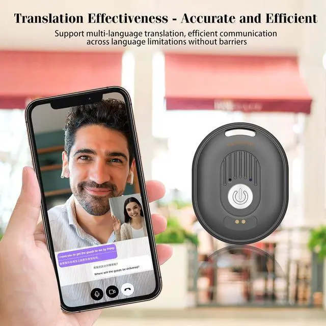 Alt view image 2 of 7 - Translation Device, The Latest Instant Translation Device in 2024, Supports Video and Voice Call Translation, 138 Languages, 60 Day Standby, Suitable for iOS and Android