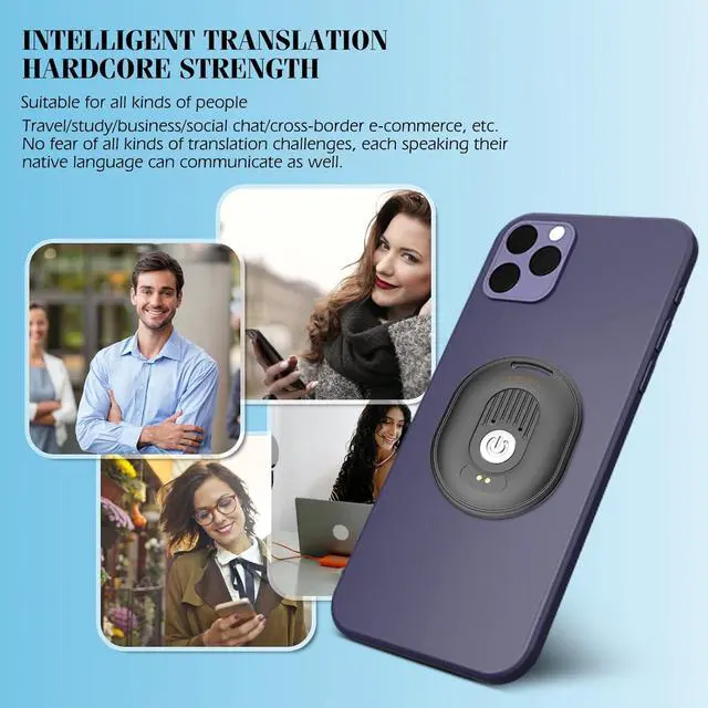 Alt view image 3 of 7 - Translation Device, The Latest Instant Translation Device in 2024, Supports Video and Voice Call Translation, 138 Languages, 60 Day Standby, Suitable for iOS and Android