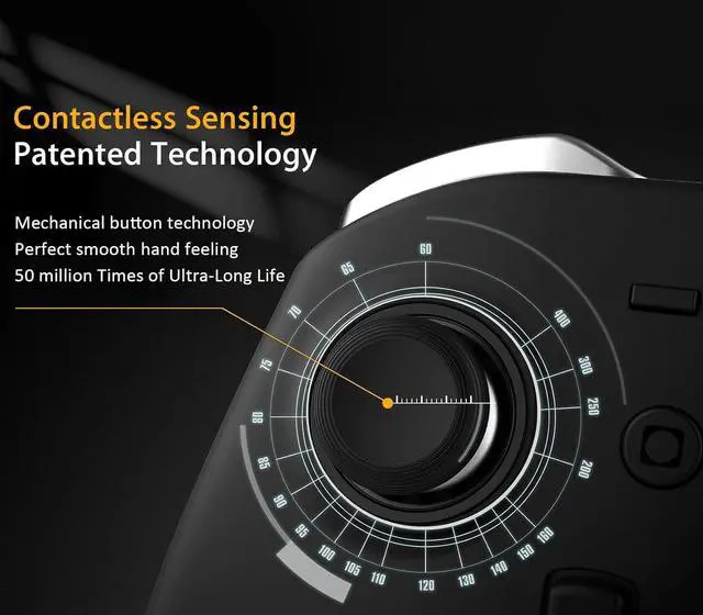 Alt view image 4 of 6 - No Stick Drift KingKong 2 Pro Wireless Controller for Switch/Switch OLED, First Bluetooth Controller with Hall Effect Sensing Joystick, No Deadzone, Auto Pilot Gaming, Motion Sense