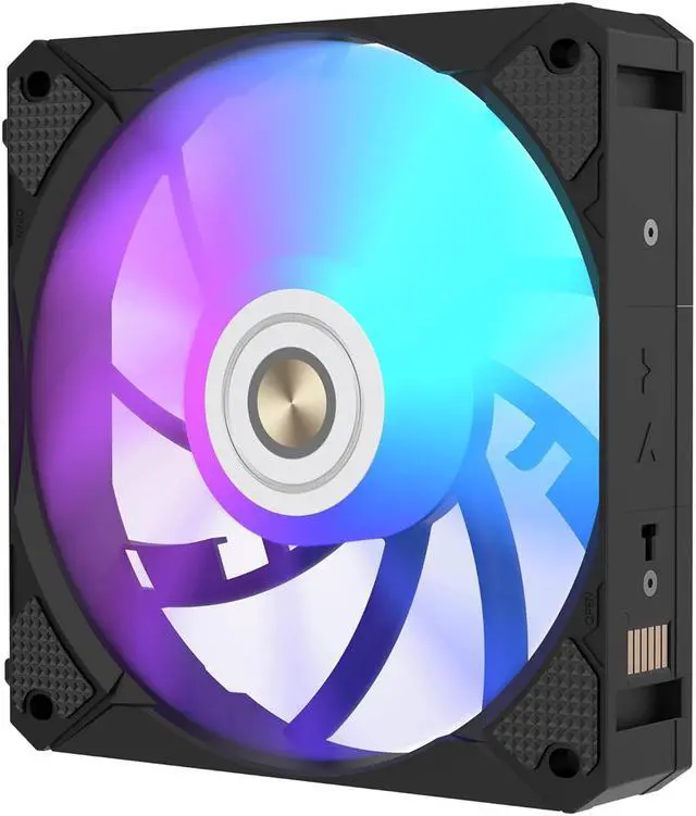 Alt view image 3 of 6 - ALSEYE Infinity i360 AIO CPU Liquid Cooler, Dual Pumps System CPU Water Cooler with Temperature Display Screen, 360mm Radiator & Three Snap-in Connection Wireless ARGB & PWM Case Fans - Black