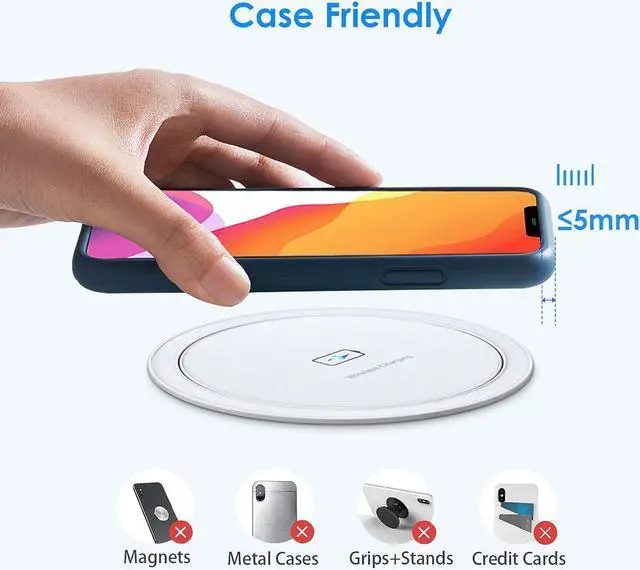 Alt view image 7 of 7 - Automatic Pop Up Countertop Outlet with 15W Wireless Charger,4 Outlets,2 USB Ports,4.75" Pop Up Electrical Outlet,Home Office Power Supply,Suit Kitchen Island RV Office Conference Table