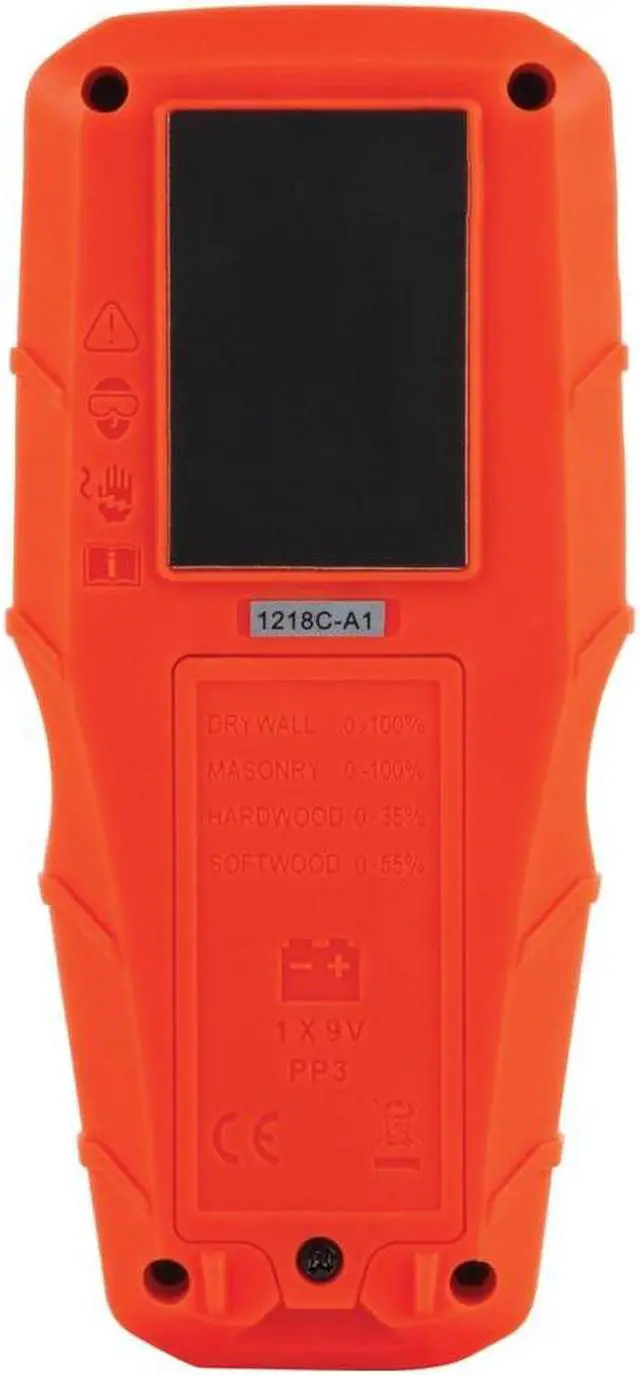 Alt view image 6 of 6 - Klein Tools ET140 Pinless Moisture Meter for Non-Destructive Moisture Detection in Drywall, Wood, and Masonry; Detects up to 3/4-Inch Below Surface