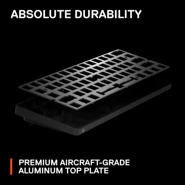Alt view image 6 of 7 - SteelSeries Apex Pro Mini Wireless HyperMagnetic Gaming Keyboard  Compact 60% Form Factor - Adjustable Actuation - RGB  PBT Keycaps- Bluetooth  2.4GHz - USB-C