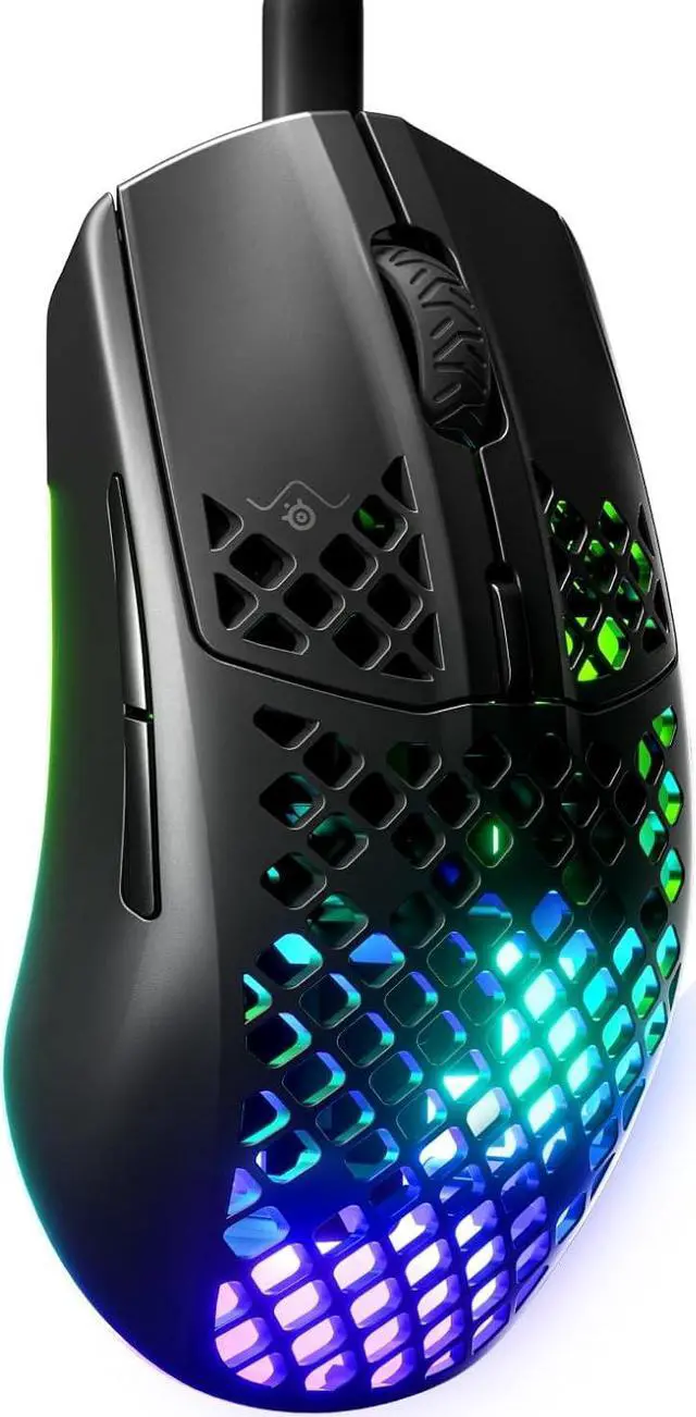 Alt view image 6 of 7 - SteelSeries Gaming Keyboard Mouse Set - Apex 3 TKL RGB Gaming Keyboard, Tenkeyless Compact Form Factor, 8-Zone RGB Illumination, Whisper Quiet Gaming Switch w/ Aerox 3 Holey RGB Gaming Mouse 8500 DPI