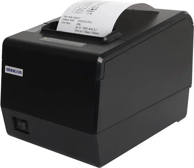 Main image of Kitchen Restaurant POS Printer, 80mm Thermal Receipts Printer with Auto Cutter, USB Serial Ethernet for ESC/POS, Support Windows/Mac Cash Drawer, No Bluetooth, No Square