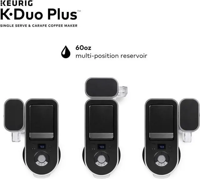Alt view image 7 of 7 - Keurig K-Duo Plus Single Serve & Carafe Coffee Maker