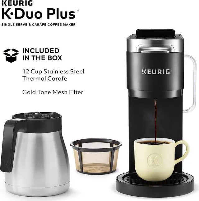 Alt view image 5 of 7 - Keurig K-Duo Plus Single Serve & Carafe Coffee Maker
