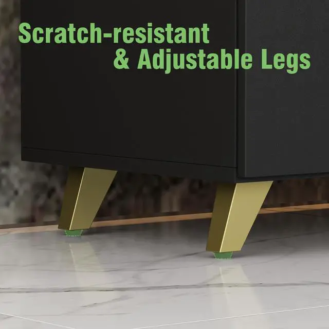 Alt view image 5 of 7 - Extendable TV Stand for TVs up to 75", Modern TV Cabinet & Entertainment Center with Shelves & Drawers, Media Console Table for Living Room, Bedroom,  (95" L x 15.7" D x 13.18" H)