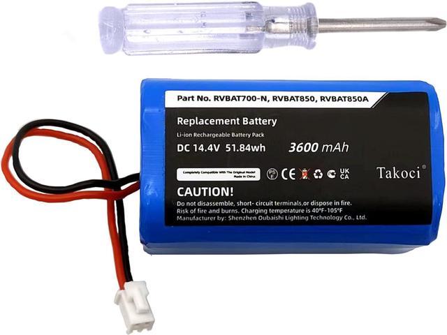 Replacement Shark RVBAT850 Battery for Shark Ion RV1001AE, R75 