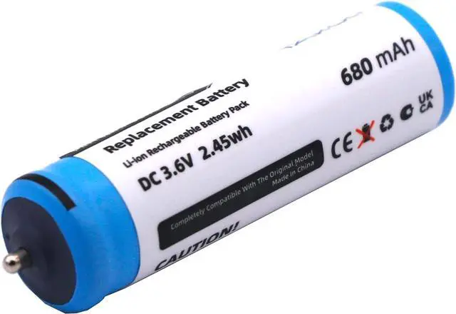 Alt view image 5 of 5 - Replacement Battery for Panasonic K0360-0570, V9ZL2508,EH-HE93ES8103,ES816,ES8224,ES8249,ES8077,ES/ER Series Shaver fits Part no V9ZL2508, K0360-0570 360mAh