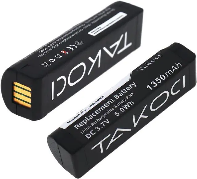Main image of (2-Pack) SB902 SB902A Battery Replacement for GLX-D Digital Wireless Systems GLXD1 GLXD2 MXW2 Wireless Bluetooth Speaker 1350mAh