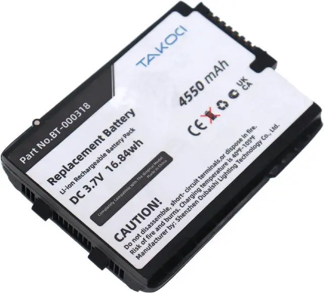 Alt view image 4 of 6 - Replacement Battery fit for Zebra TC70 TC75 Barcode Scanner, Part No BT-000318 82-171249-01 82-171249-02 BTRY-TC7X-46MA2 4550mAh