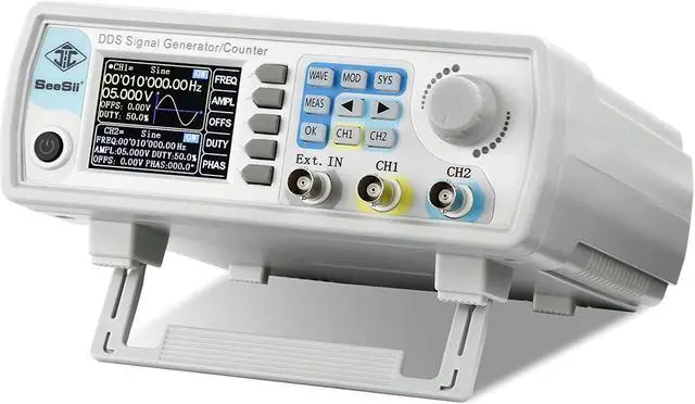 Main image of Professional Upgraded 15MHz DDS Signal Generator Counter, 2.4Inch LCD Display High Precision 200MSa/s Dual-Channel Arbitray Waveform FG-615 Function Generator Frequency Meter