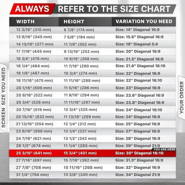 Alt view image 4 of 7 - 30 Inch Computer Privacy Screen Filter for 16:10 Widescreen Computer Monitor and Laptop - Anti-Glare - Anti-Scratch Protector Film - Data Confidentiality Shield